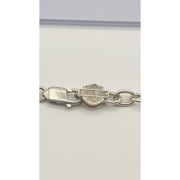 Rare Harley Davidson Sterling Silver 925 MOD Pendant Chain Necklace HDN0104 16" - Picture 12 of 16